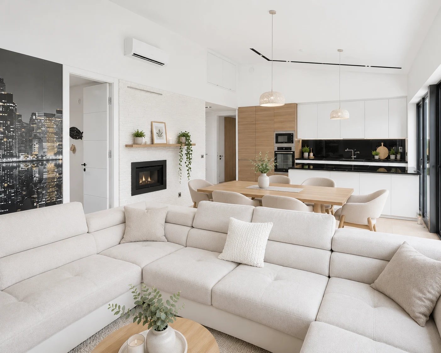 Bright living room